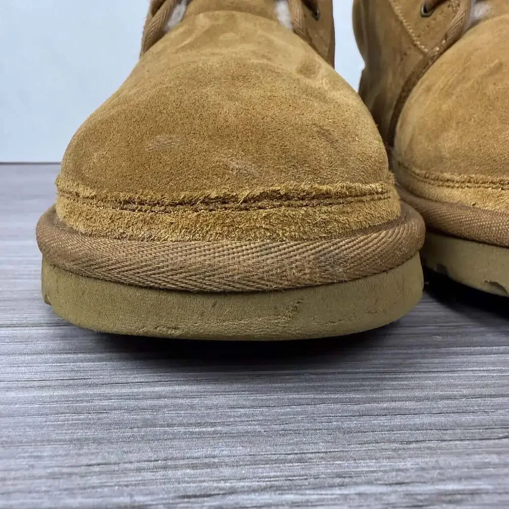 UGG Neumel Suede Lace-Up Chukka Boots - Chestnut